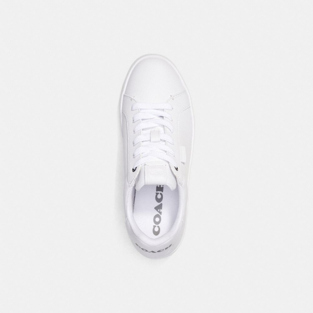 Optic White Coach Lowline Low Top Women Sneakers | 0652ZTAQC