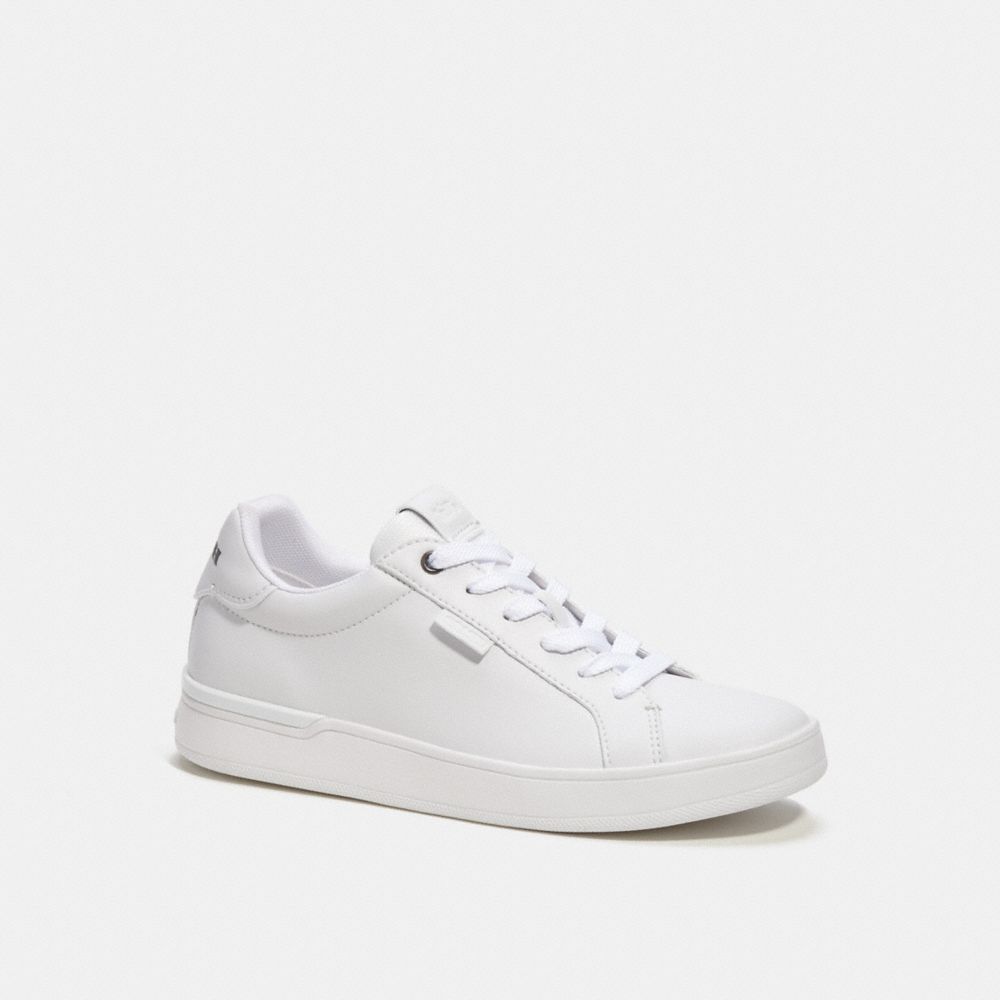 Optic White Coach Lowline Low Top Women Sneakers | 0652ZTAQC