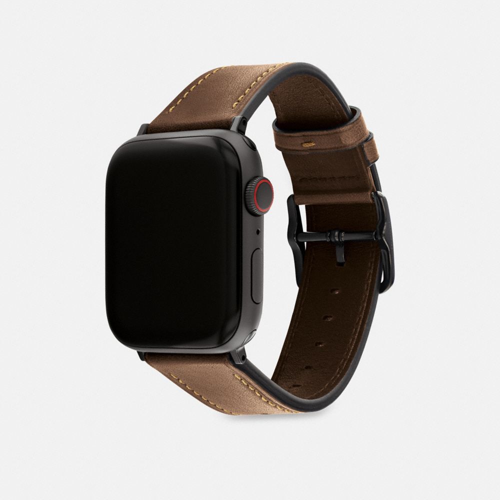 Saddle Coach Apple Watch® Strap, 42 Mm And 44 Mm Men Watches | 5713GXEBY