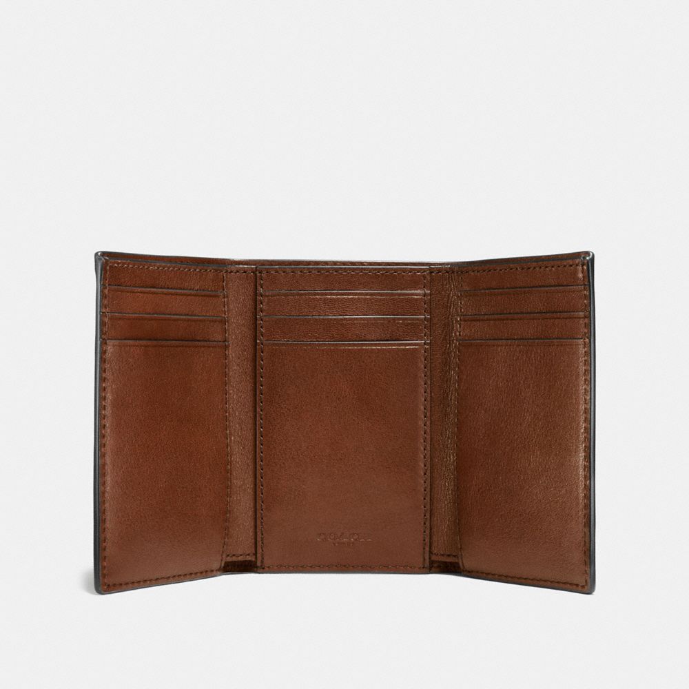 Saddle Coach Trifold Wallet Men Billfolds | 9128YFVNG