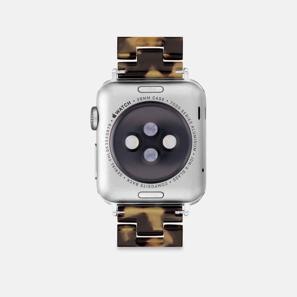 Signature Tortoise Coach Apple Watch® Strap, 38 Mm, 40 Mm And 41 Mm Men Watches | 4971UHLKV