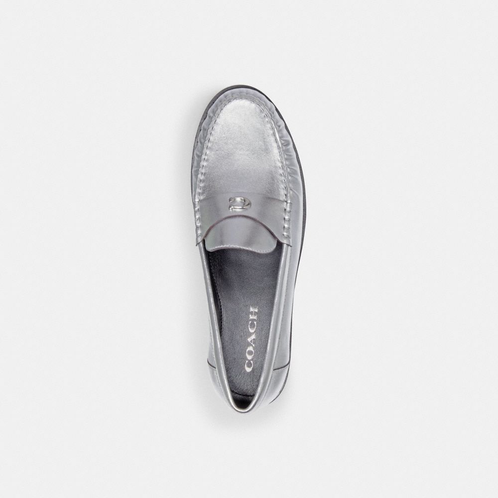 Silver Coach Jolene Loafer Women Flats & Loafers | 9538MFLSV