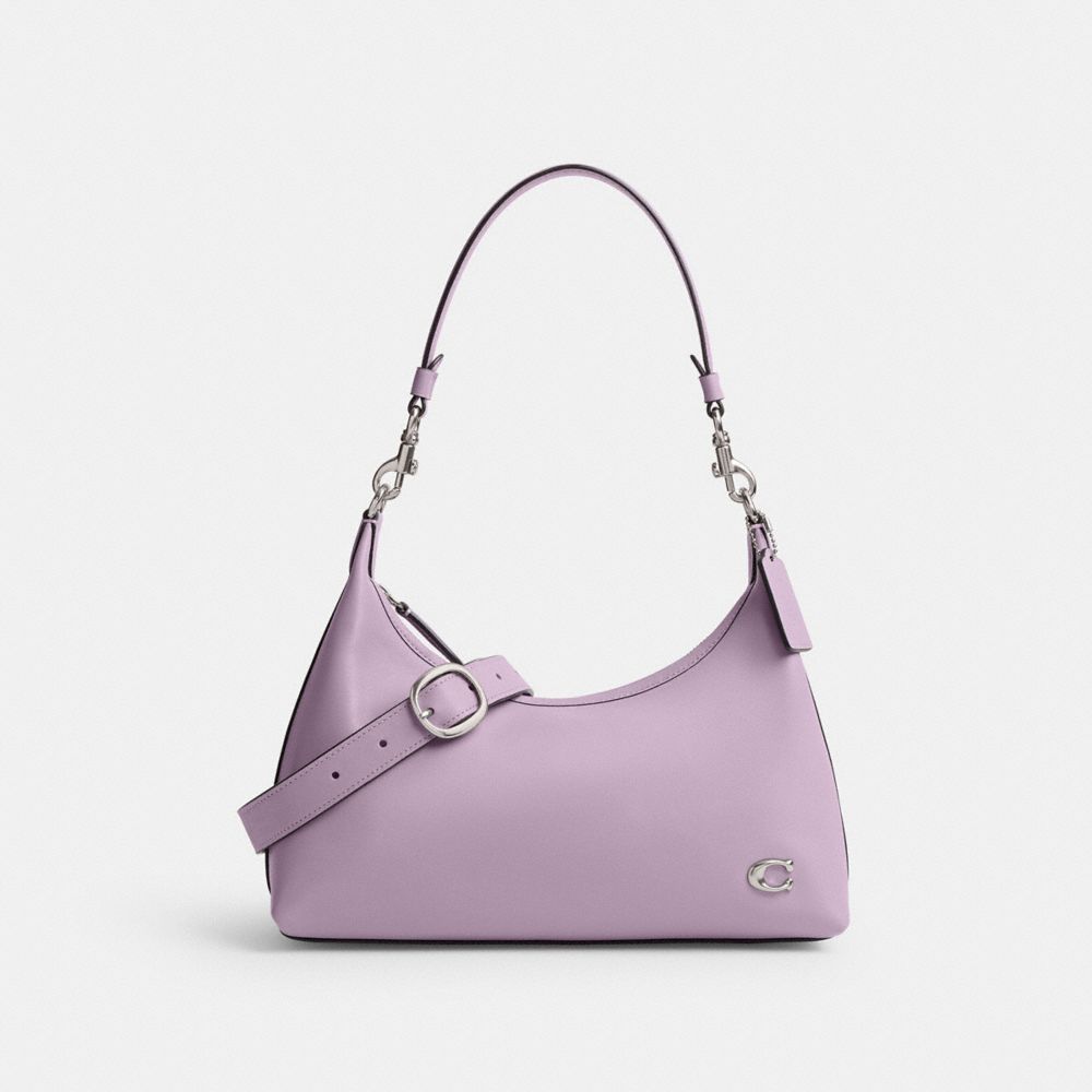 Silver / Purple Coach Juliet Shoulder Bag Women Shoulder Bags & Hobos | 5437JXQKI