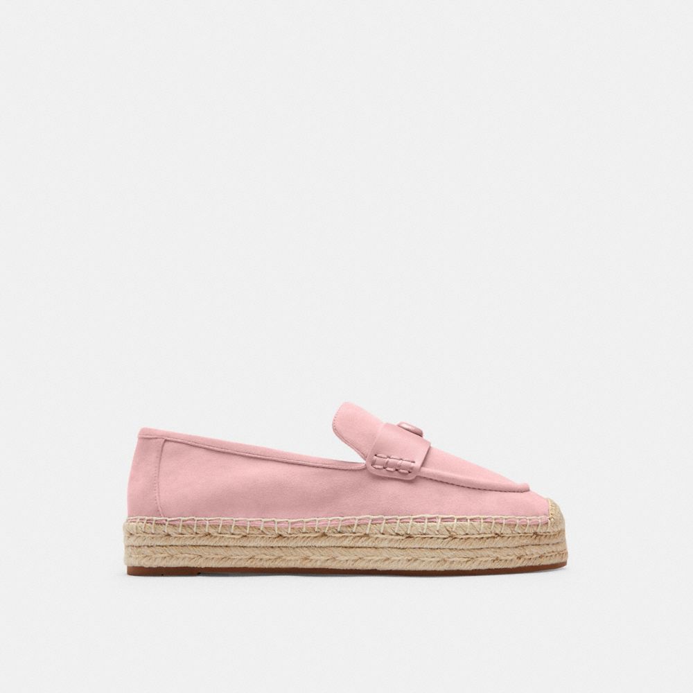 Soft Pink Coach Camilla Espadrille Women Flats & Loafers | 6823DSTFR