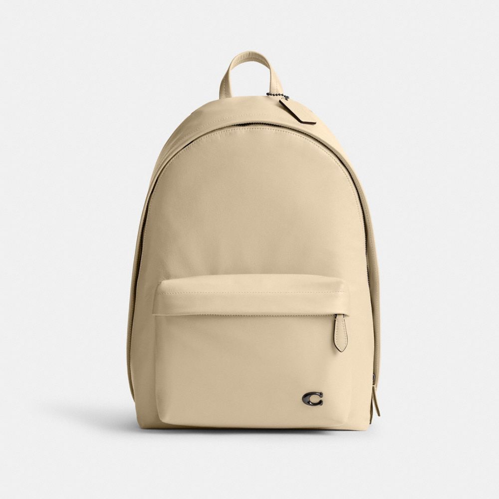 White Coach Hall Men Backpacks | 6805BZWVY