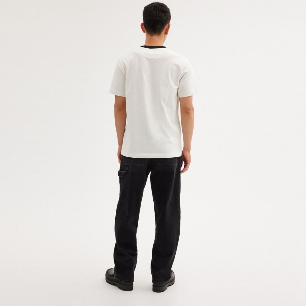 White Coach New York T Shirt Men Tops & Bottoms | 4365FIJQL