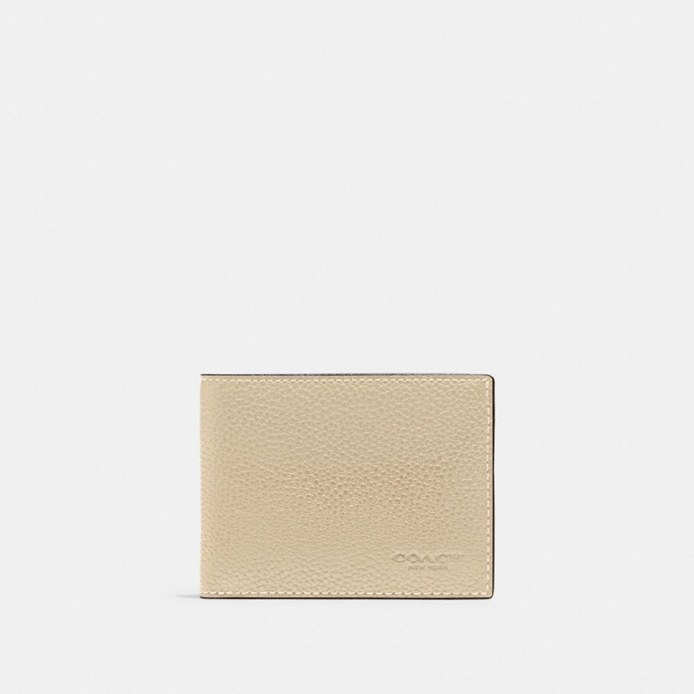 White Coach Slim Billfold Wallet Men Billfolds | 0543TLYPH