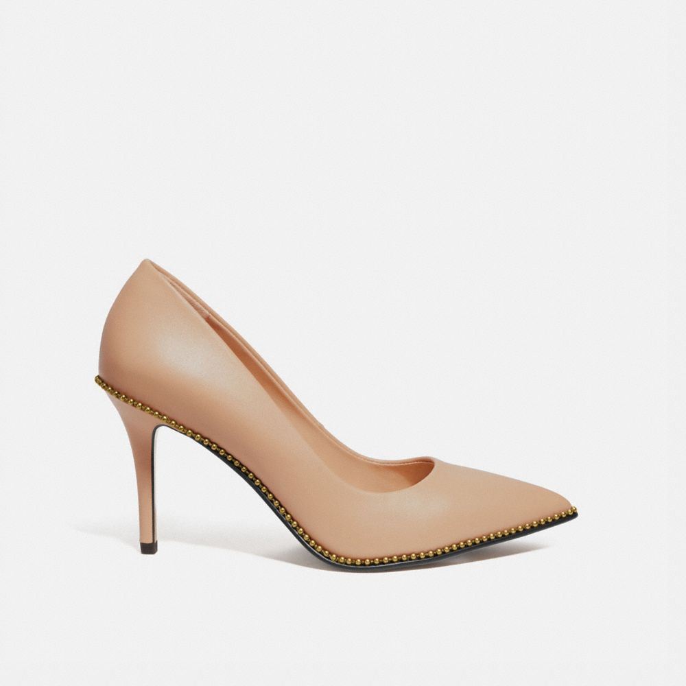 leather/Beechwood Coach Waverly Pump Women Heels | 0285FDEQC