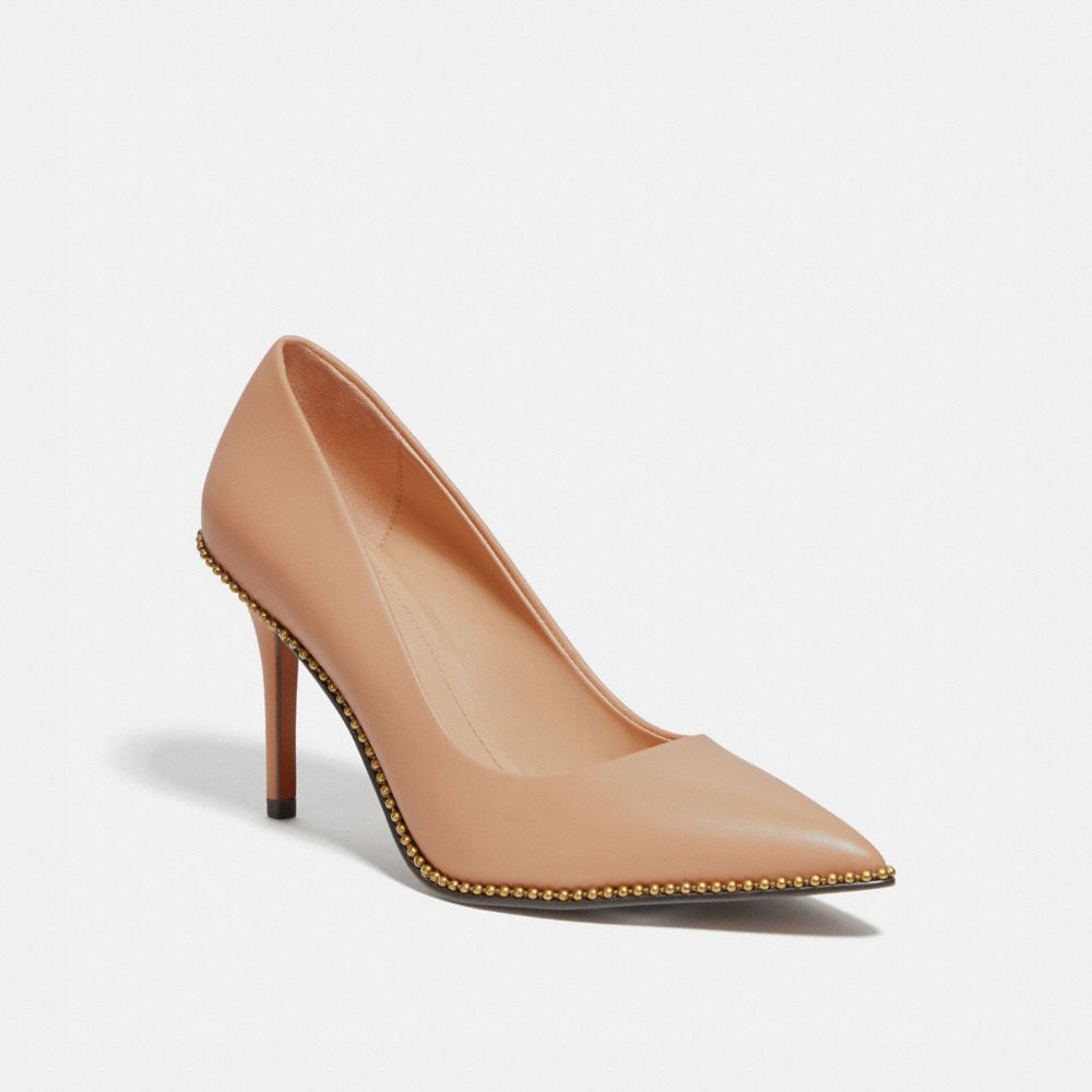 leather/Beechwood Coach Waverly Pump Women Heels | 0285FDEQC