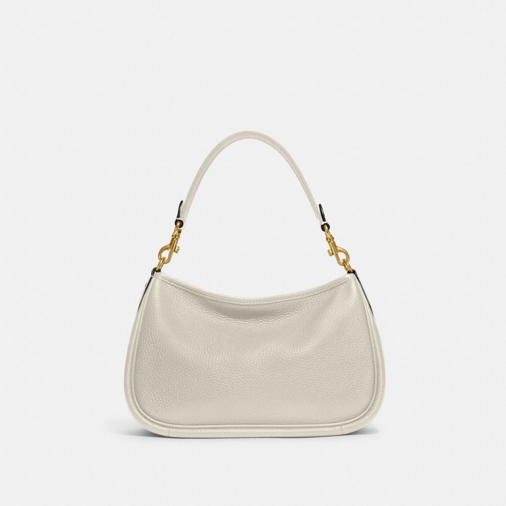 pebble leather/Brass/Chalk Coach Cary Women Crossbody Bags | 6453NFQAT