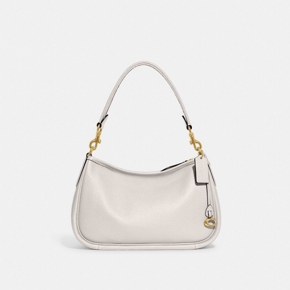 pebble leather/Brass/Chalk Coach Cary Women Crossbody Bags | 6453NFQAT