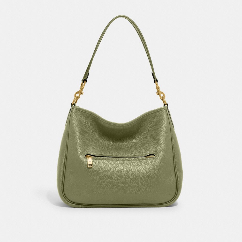 pebble leather/Brass/Moss Coach Cary Shoulder Bag Women Shoulder Bags & Hobos | 5189ISNPF