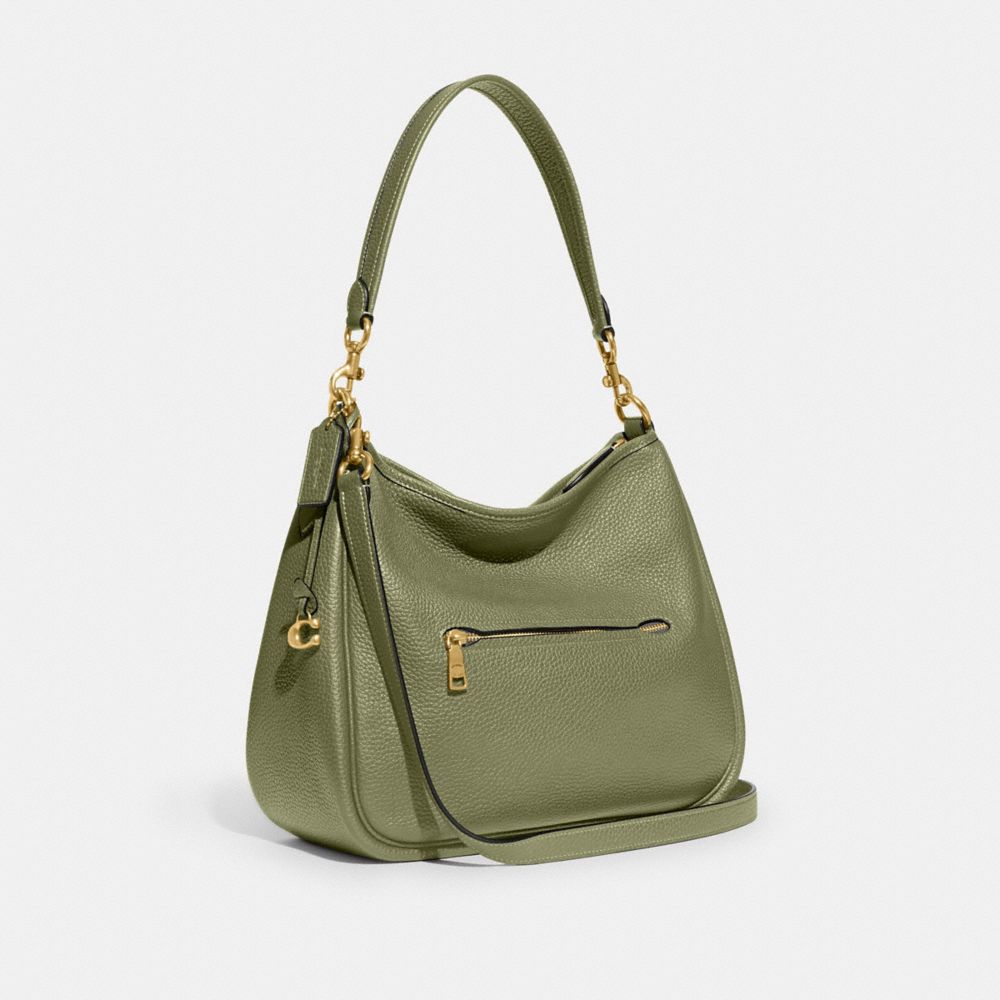 pebble leather/Brass/Moss Coach Cary Shoulder Bag Women Shoulder Bags & Hobos | 5189ISNPF